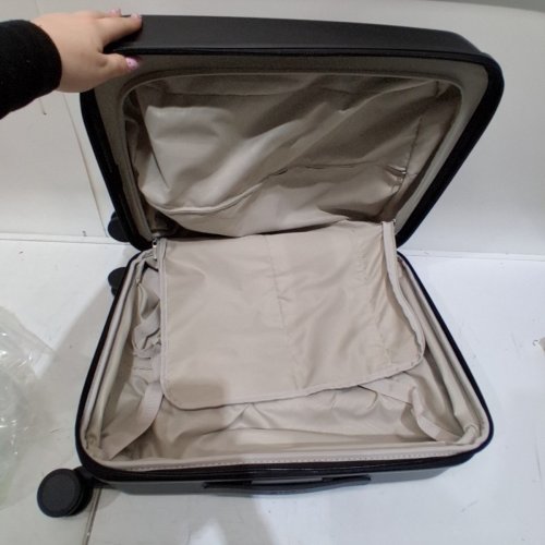 LUGGEX LUGGEX HARD SHELL CARRY ON LUGGAGE WITH LAPTOP COMPARTMENT WITH USB PORT AND TSA LOCK - BLACK (MODEL: FLO-GBK20) image 3
