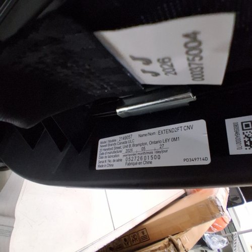 GRACO EXTEND2FIT 2-IN-1 CONVERTIBLE CAR SEAT - TITUS GREY/BLACK (MODEL: 2149057) image 2