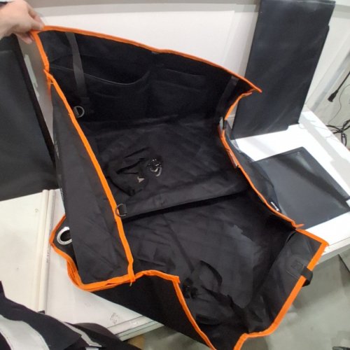 PETIZER EXTENDING HARD BOTTOM WATERPROOF BACK DOG CAR SEAT - MEDIUM/LARGE - BLACK (MODEL : 01) image 3