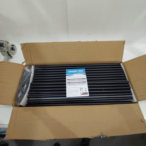 105PK HYPERGIANT ALUMINUM ROUND DECK RAILING SPINDLE BALUSTERS - 26" - BLACK image 3