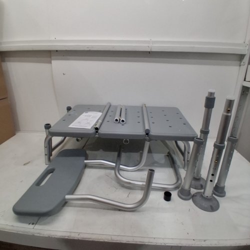 MEDLINE BY GUARDIAN TRANSFER BENCH WITH BACK & MICROBAN ANTIMICROBIAL TREATMENT - (MODEL: G3-100KBX1) image 2