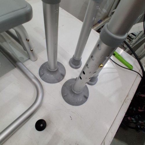 MEDLINE BY GUARDIAN TRANSFER BENCH WITH BACK & MICROBAN ANTIMICROBIAL TREATMENT - (MODEL: G3-100KBX1) image 4