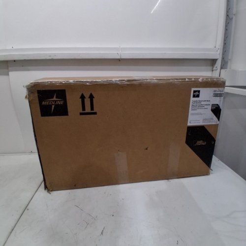 MEDLINE BY GUARDIAN TRANSFER BENCH WITH BACK & MICROBAN ANTIMICROBIAL TREATMENT - (MODEL: G3-100KBX1) image 6