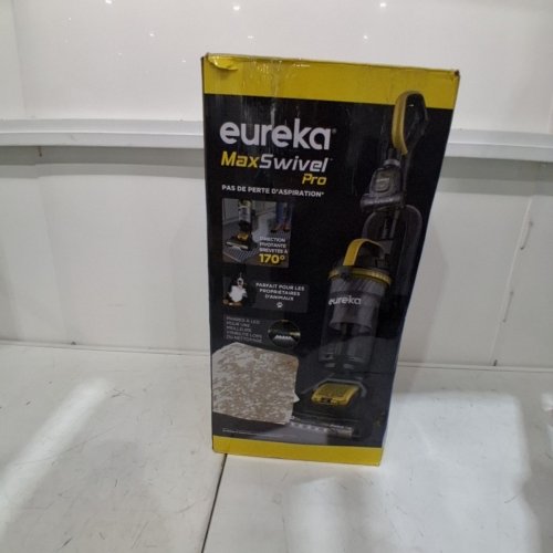 EUREKA MAXSWIVEL PRO UPRIGHT VACUUM CLEANER - 120 V - BLACK / YELLOW (MODEL: NEU350C) image 7