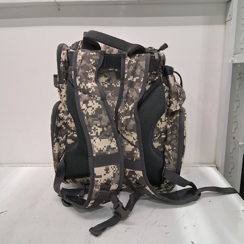PISCIFUN WATERPROOF FISHING TACKLE BACKPACK WITH BULIT IN RAIN COVER - CAMOFLAUGE - (MODEL: ‎PISCIFUN-BG003-C) image 5
