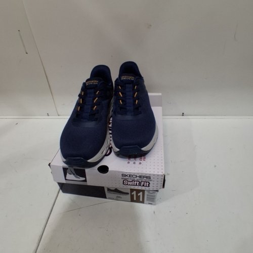 MENS SKECHERS GLIDE LITE SWIFT FIT SHOES - SIZE 11 - NAVY (STYLE: 255047CS/2946011) image 2