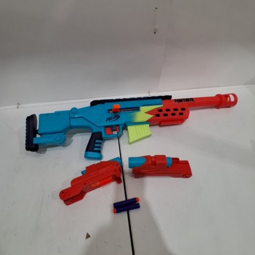 NERF FORTNITE ELITE BLASTER - BLUE AND ORANGE image 2