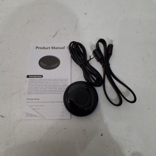 WIRELESS HDMI DISPLAY DONGLE ADAPTER - 5G + 2.4G - BLACK image 2