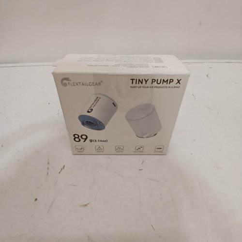 3PC FLEXTAILGEAR TINY PORTABLE AIR PUMP - 1300MAH USB RECHARABLE - WHITE image 5