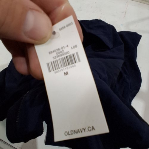 WOMEN'S OLD NAVY FULL ZIP WINDBREAKER- MEDIUM - NAVY image 2