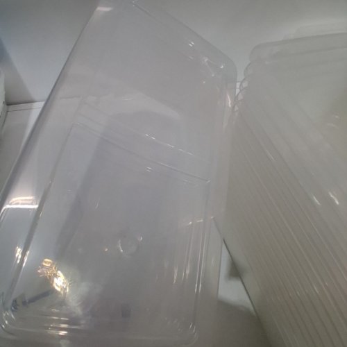 18PK PLASTIC STORAGE CONTAINERS WITH LIDS - 12.5" X 7.5" X 4.25" - CLEAR image 3
