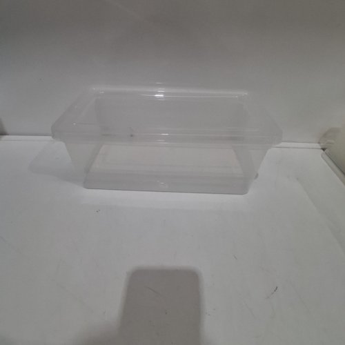 18PK PLASTIC STORAGE CONTAINERS WITH LIDS - 12.5" X 7.5" X 4.25" - CLEAR image 5