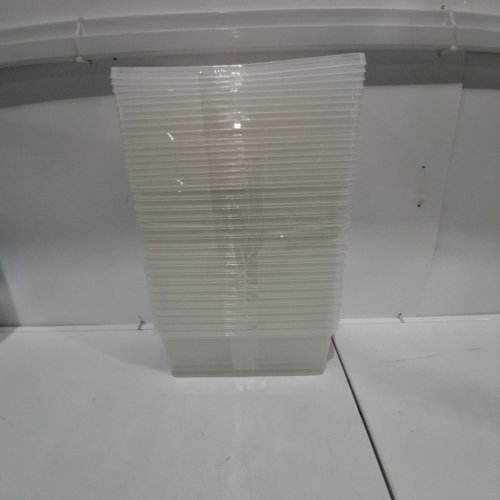 18PK PLASTIC STORAGE CONTAINERS WITH LIDS - 12.5" X 7.5" X 4.25" - CLEAR image 6