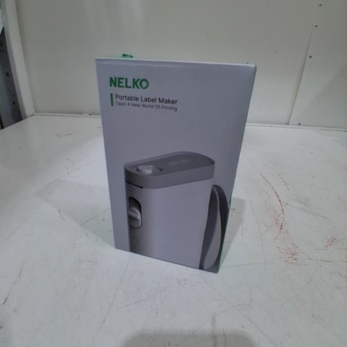 NELKO PORTABLE BLUETOOTH LABEL MAKER WITH COMPANION APP - WHITE/GREY (MODEL: P21) image 4