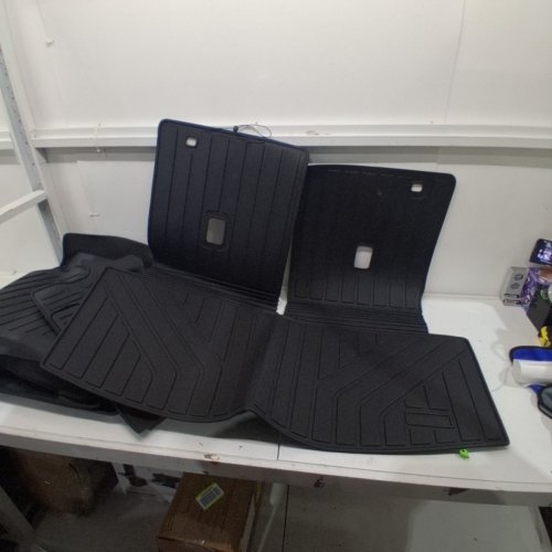 6PC ALL-WEATHER FLOOR MATS FOR 2020-2026 7-SEAT FORD EXPLORER - BLACK image 5