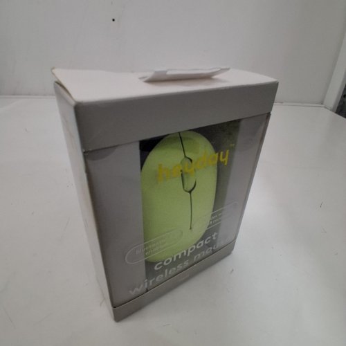 HEYDAY COMPACT WIRELESS MOUSE WITH BLUETOOTH AND USB RECEIVER - LIME GREEN image 2