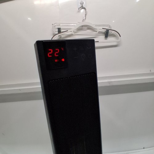 PELONIS 30" DIGITAL CERAMIC TOWER HEATER, 1500W INSTANT HEAT WITH ECO MODE - BLACK (MODEL: PHT30D7BBB) image 2