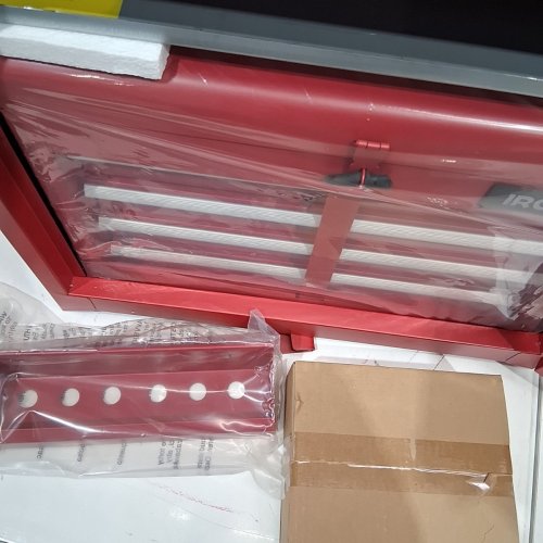 COSTWAY 5-DRAWER METAL ROLLING TOOL CHEST CABINET TOOL STORAGE BOX WITH WHEELS - 40" - RED (MODEL: TL35688RE) image 6