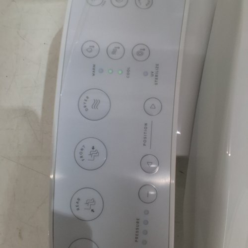 TUSHY CLOUD ELECTRONIC BIDET HEATED TOILET SEAT WITH NIGHT LIGHT - INSTANT WARM WATER, ADJUSTABLE AIR DRYER, SOFT CLOSE LID - WHITE (ELONGATED) image 2