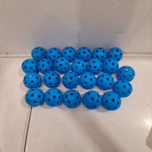 24PK INDOOR PICKLE BALLS - 3"D - BLUE image 2