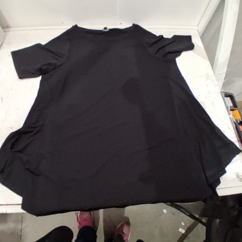 LANE BRYANT SHORT SLEEVE TOP - 1X - BLACK (STYLE: ALONNA LB0036) image 2