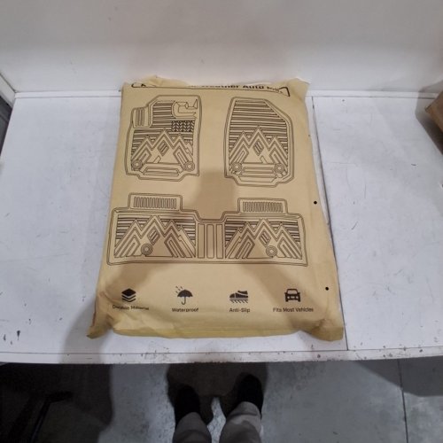 3PC UNIVERSAL AUTOMOTIVE CAR FLOOR MATS - BLACK - (MODEL : F11306BLACK) image 2
