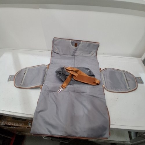 CONVERTIBLE GARMENT DUFFEL BAG - 55L - BLACK/BROWN image 3