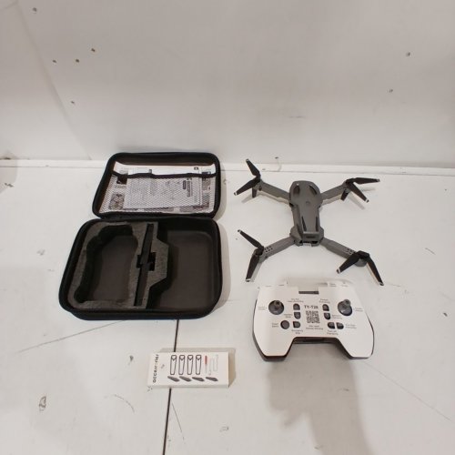 FOLDABLE DRONE WITH 360 DEGREE FLIP 1080P CAMERA - GREY/BLACK (MODEL: TY-T28) image 2