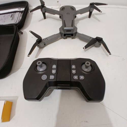 FOLDABLE DRONE WITH 360 DEGREE FLIP 1080P CAMERA - GREY/BLACK (MODEL: TY-T28) image 3