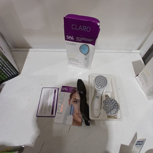 SPA SCIENCES CLARO CLINICALLY PROVEN BLUE & RED LED LIGHT THERAPY SYSTEM FOR MILD TO MODERATE ACNE - WHITE image 2