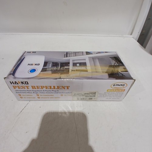 6PK HAZKO ULTRASONIC PEST REPELLER MICE REPELLENT - WHITE image 3