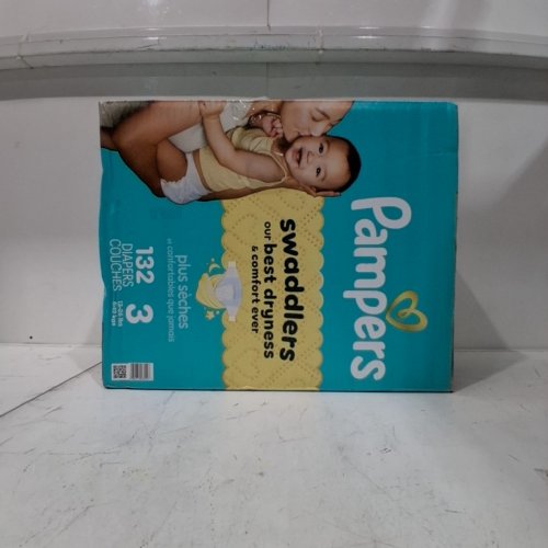 132PK PAMPERS SWADDLERS DIAPERS - SIZE 3 (1326LB) image 3