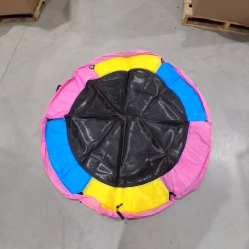 KIDS ENCLOSED TRAMPOLINE AND ACIVITY PIT - 55" - MULTICOLOUR image 4