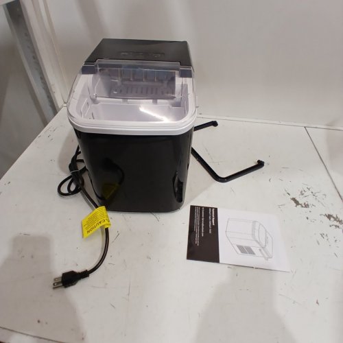 SWEETCRISPY COUNTERTOP ICE MAKER - 26LB - BLACK - (MODEL: ZBJ-PP10A-BK) image 3