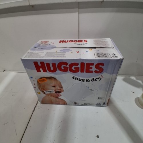 136PK HUGGIES DISNEY BABY SNUG AND DRY DISPOSABLE DIAPERS - SIZE 5 - 27LB+ - MICKEY MOUSE (STYLE: 5645800) image 2