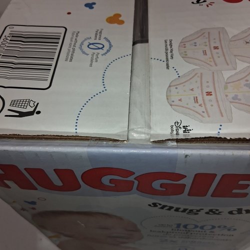 136PK HUGGIES DISNEY BABY SNUG AND DRY DISPOSABLE DIAPERS - SIZE 5 - 27LB+ - MICKEY MOUSE (STYLE: 5645800) image 3
