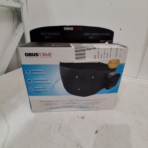 OBUSFORME AIR COMPRESSION BACK MASSAGER WITH HEAT - 5 SPEEDS (MODEL: BB-BMS) image 2