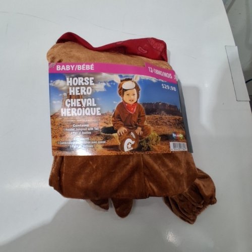 BABY PALAMON HORSE HERO COSTUME - 12-18 MONTHS - BROWN image 2