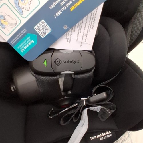 SAFETY 1ST TURN AND GO 360 ROTATING DLX ALL-IN-ONE CONVERTIBLE CAR SEAT WITH SECURETECH MAGNETIC CHEST CLIP - BLACK BEAUTY (MODEL: 22102CGYU) image 4