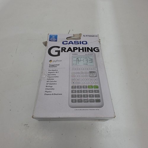 CASIO GRAPHING CALCULATOR WITH 3MB FLASH MEMORY - WHITE (MODEL: FX-9750GIII-WE) image 4