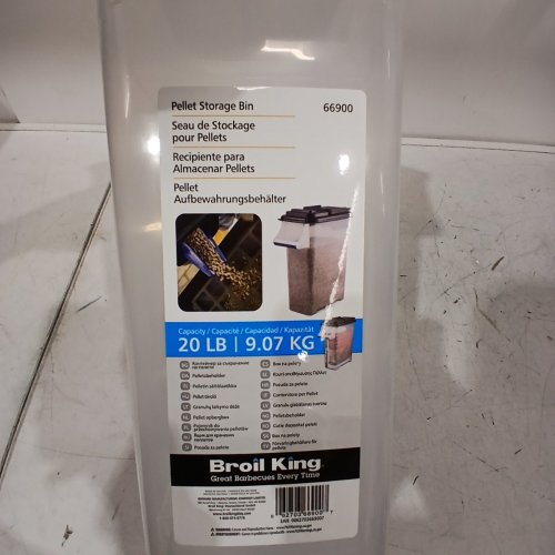 BROIL KING PELLET STORAGE BIN WITH HANDLE - 20LB (MODEL: 66900) image 3