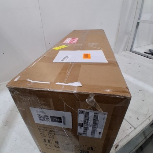 VEVOR MANUAL HAND CRANK COLD ROLL PRESSURE LAMINATOR - 29.5 LAMINATING WIDTH - GREY/ORANGE (MODEL: LBS650) image 3