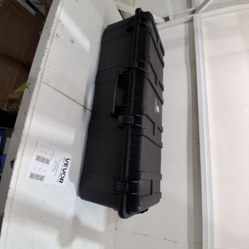 VEVOR WEATHERPROOF HARD CASE - 6 PADLOCK HOLES - 5.5 CU. FT - BLACK (MODEL: 1063532) image 3