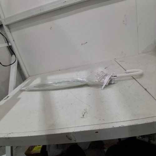 CLEAR DOME UMBRELLA - WHITE / CLEAR image 2