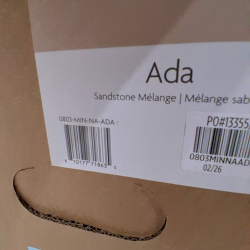 UPPABABY MINU V3 LIGHTWEIGHT FOLDABLE STROLLER - ADA (SANDSTONE MÉLANGE) (MODEL: 0803-MIN-NA-ADA) image 2