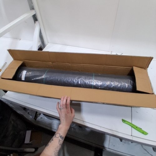 HEAVY DUTY PREMIUM FABRIC WEED PLANT BARRIER - 6FT X ~300FT - BLACK (MODEL: 6*300FT70) image 2