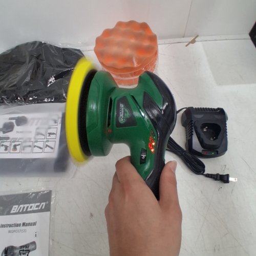 BATOCA CORDLESS CAR BUFFER / POLISHER -12V - GREEN / BLACK (MODEL: B02P037) image 2