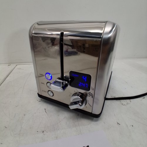CUISIMAX COMPACT DIGITAL TOASTER - 2 SLICE - STAINLESS (MODEL: CMWT-8150ES) image 2