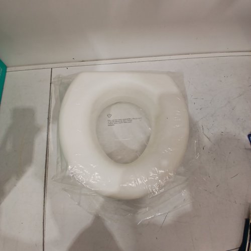 HEALTHSMART PORTABLE ELEVATED TOILET SEAT RISER FOR ELDERLY, 5" WHITE (MODEL: 522-1508-1900HS) image 2