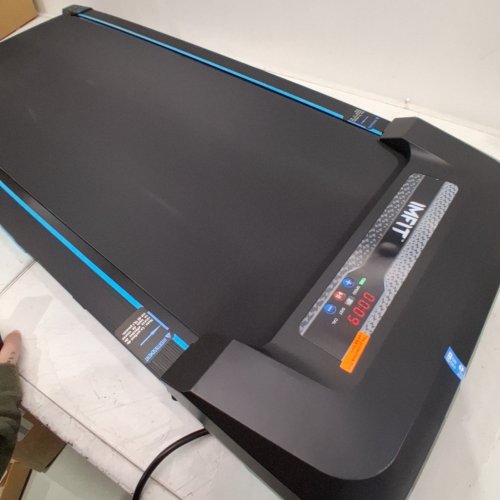 IMFIT LITE MANUAL INCLINE COMPACT WALKING PAD TREADMILL - 2.5HP MOTOR UPTO 6KM/HR - 265LBS CAPACITY - BLACK/BLUE (MODEL: 480E-A) image 2
